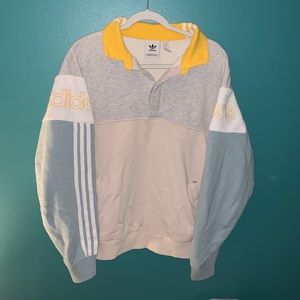 Color Block Adidas Quarterzip